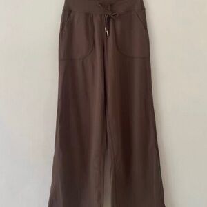 Elegant Brown Flare Pants
